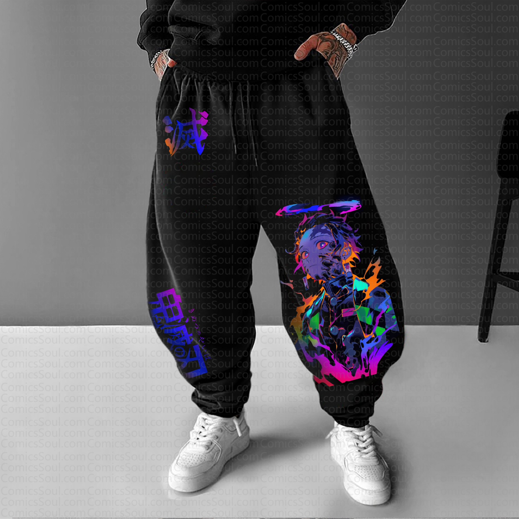 Unisex “ Demon slayer ” Casual Streetwear Pants