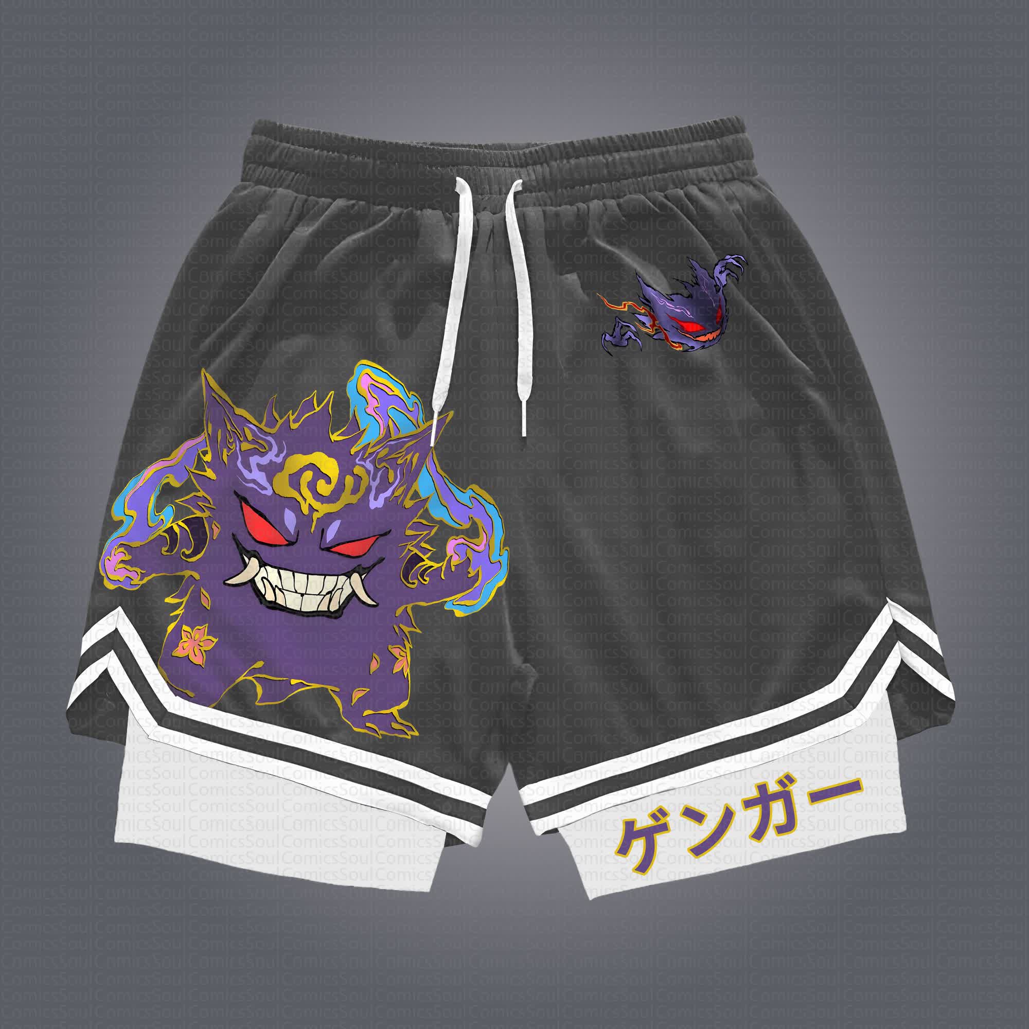 Unisex  “Pokémon” Casual Anime Streetwear Shorts