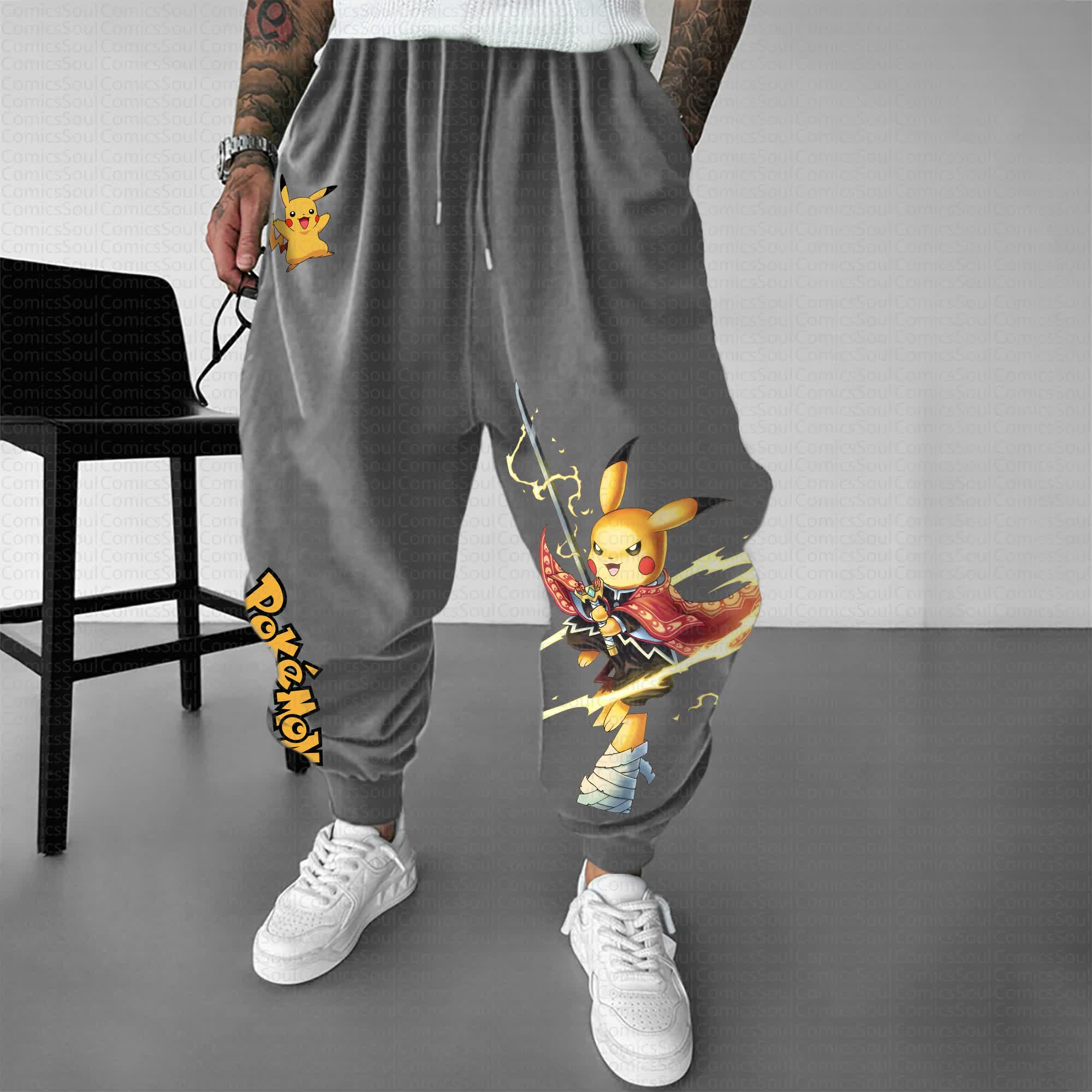 Unisex  “Pokémon” Casual Anime Streetwear Pants