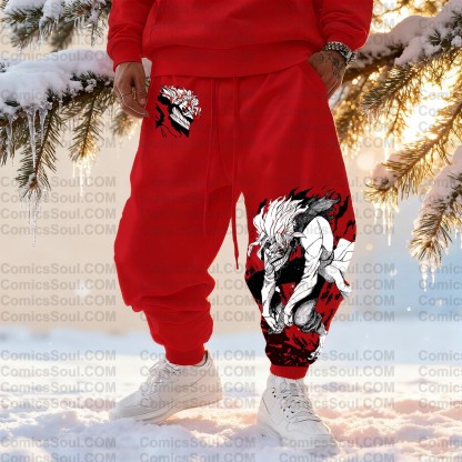 Unisex Anime Inspired Vintage Plush Pants