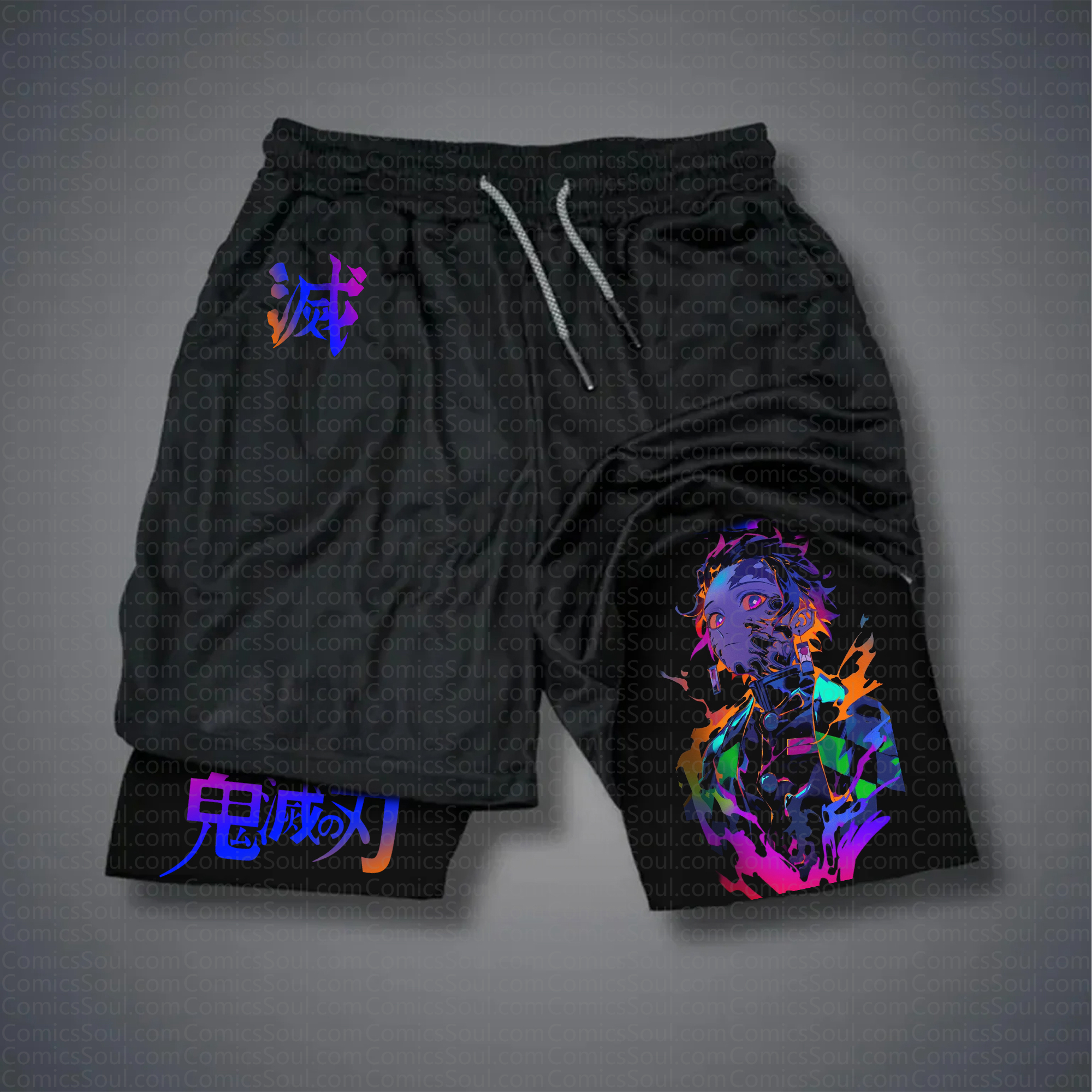 Unisex “ Demon slayer ” Casual Streetwear Shorts