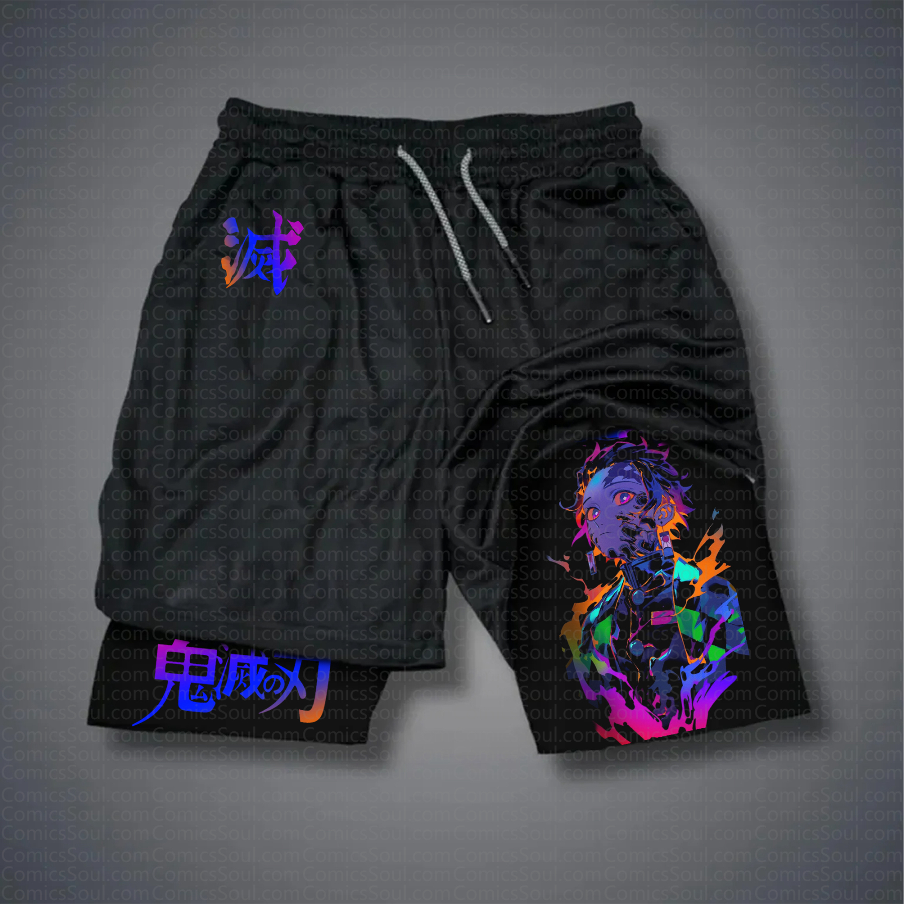 Unisex “ Demon slayer ” Casual Streetwear Shorts