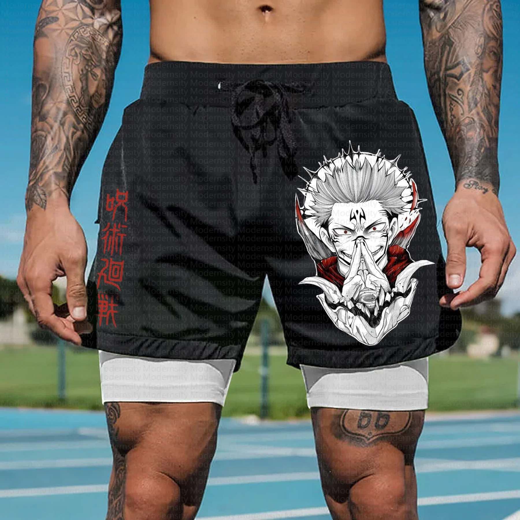 Unisex Casual Anime Streetwear Shorts 丨Demon Slayer X Pokémon