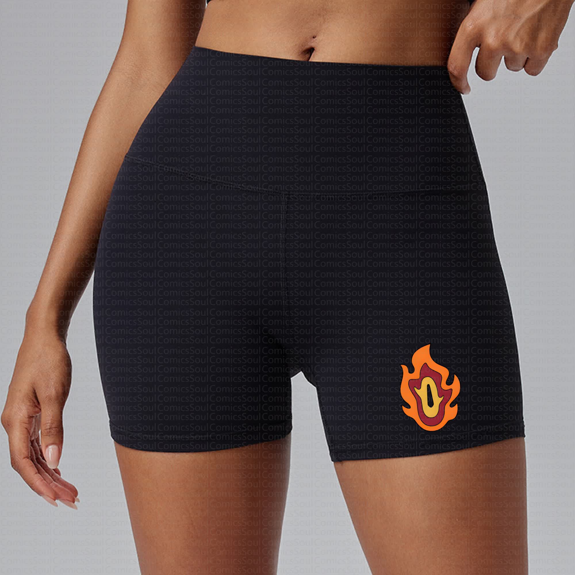 Casual “Demon Slayer X Pokémon” Streetwear Shorts