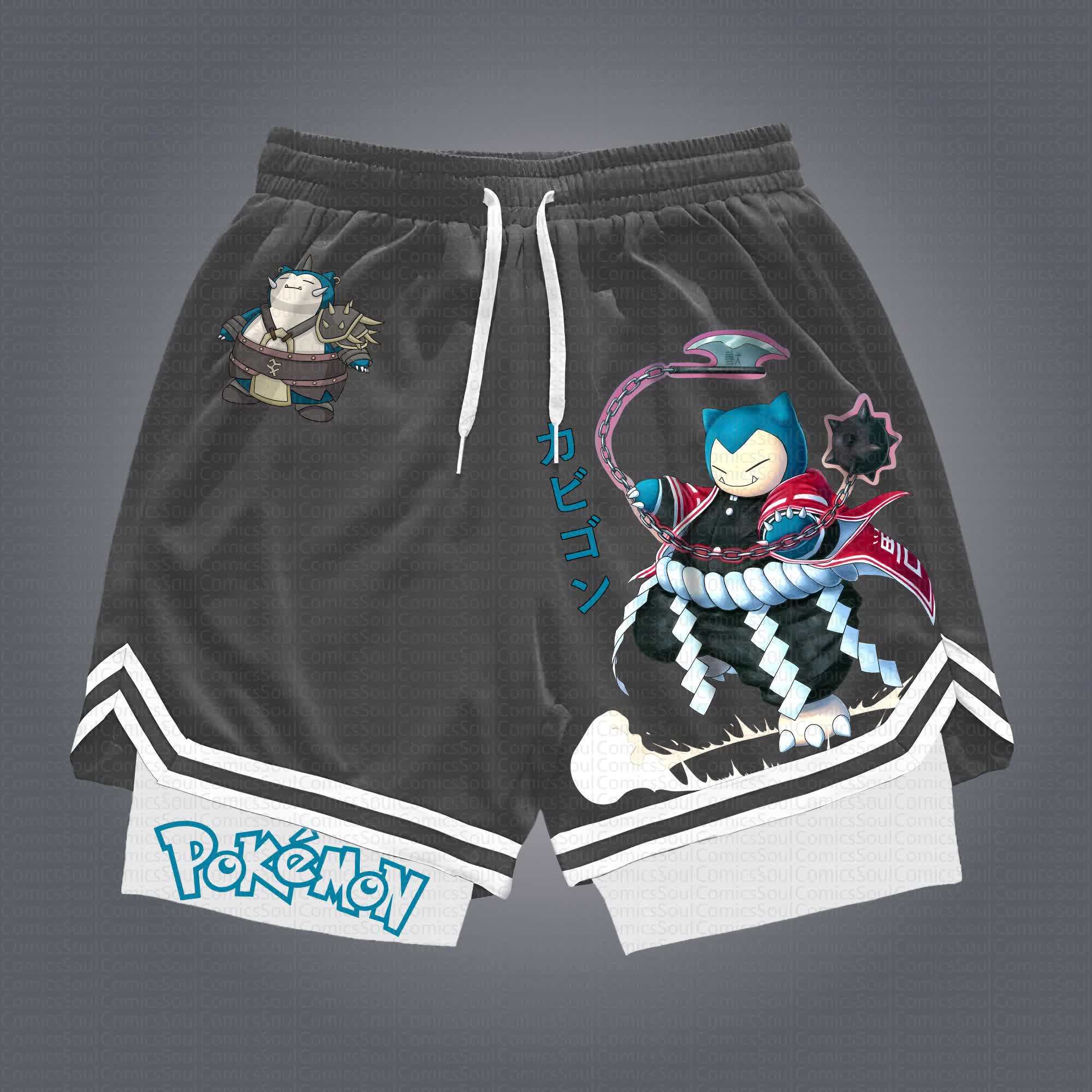 Unisex  “Pokémon” Casual Anime Streetwear Shorts