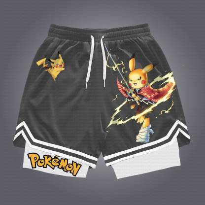 Unisex  “Pokémon” Casual Anime Streetwear Shorts