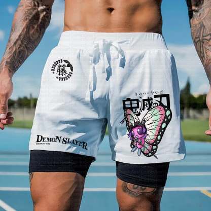 Unisex Casual Anime Streetwear Shorts 丨Demon Slayer X Pokémon