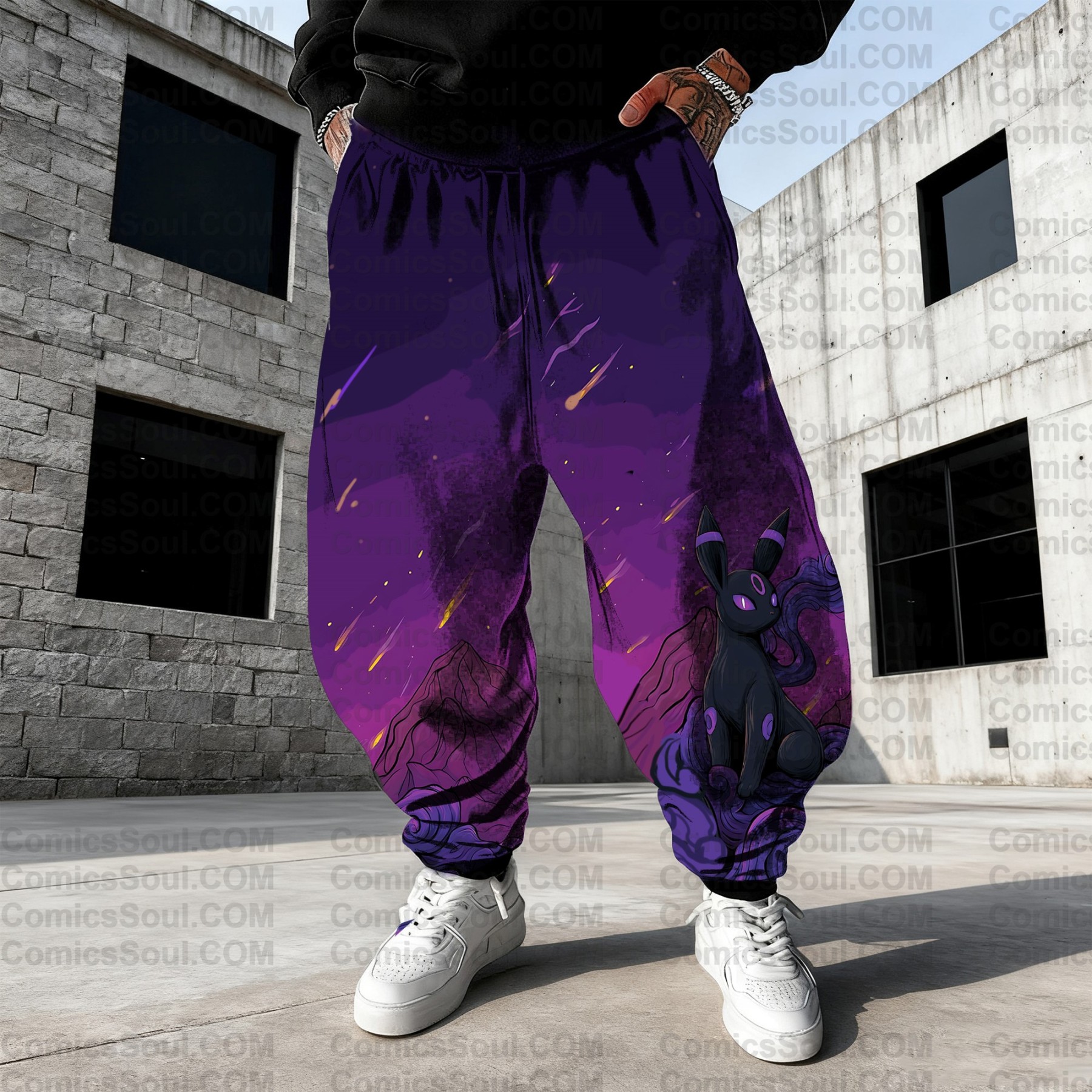Unisex Casual Anime Streetwear Pants