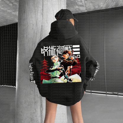 "Jujutsu Kaisen" Unisex Anime Inspired Vintage Hoodie