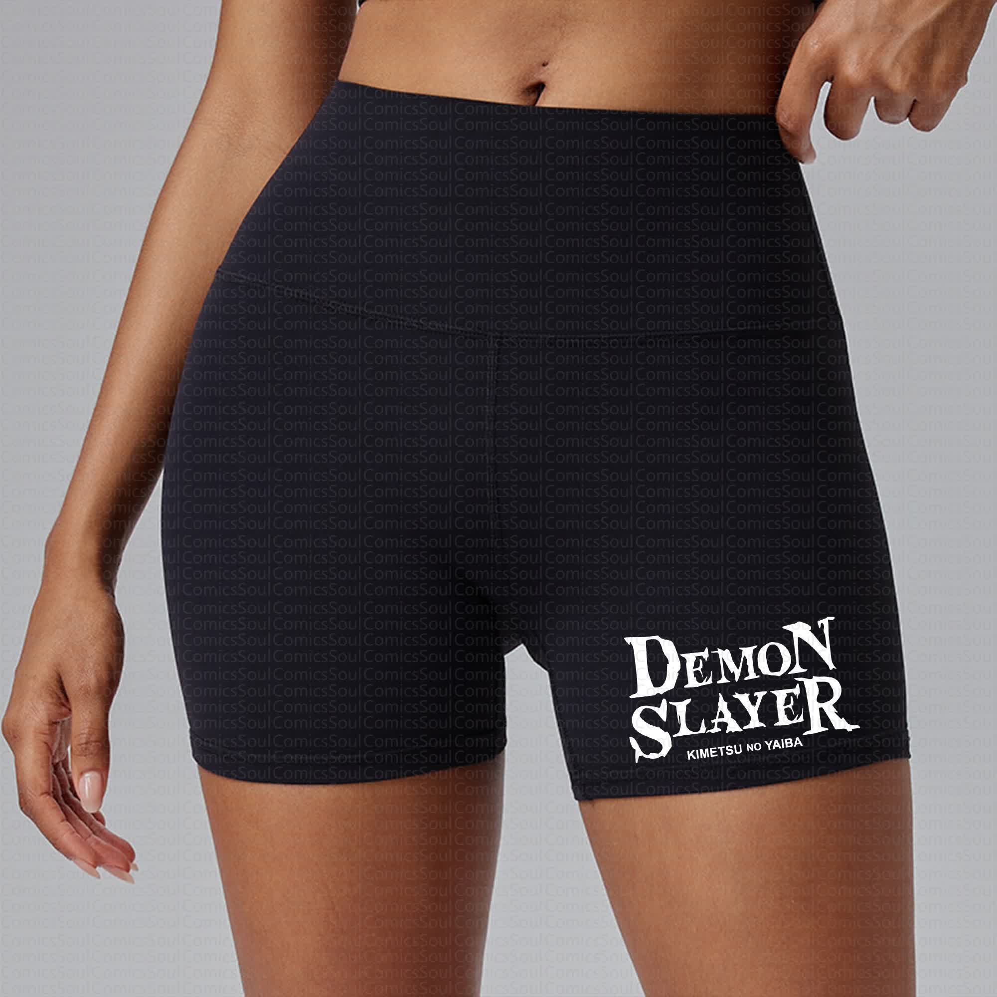 Casual “Demon Slayer X Pokémon” Streetwear Shorts