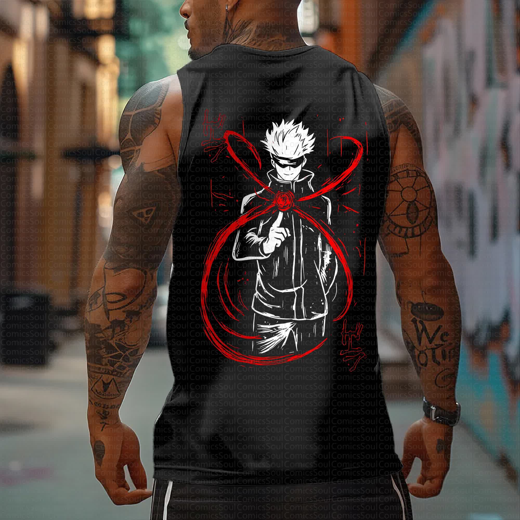 Unisex  “Jujutsu Kaisen” Casual Anime  Tank Top