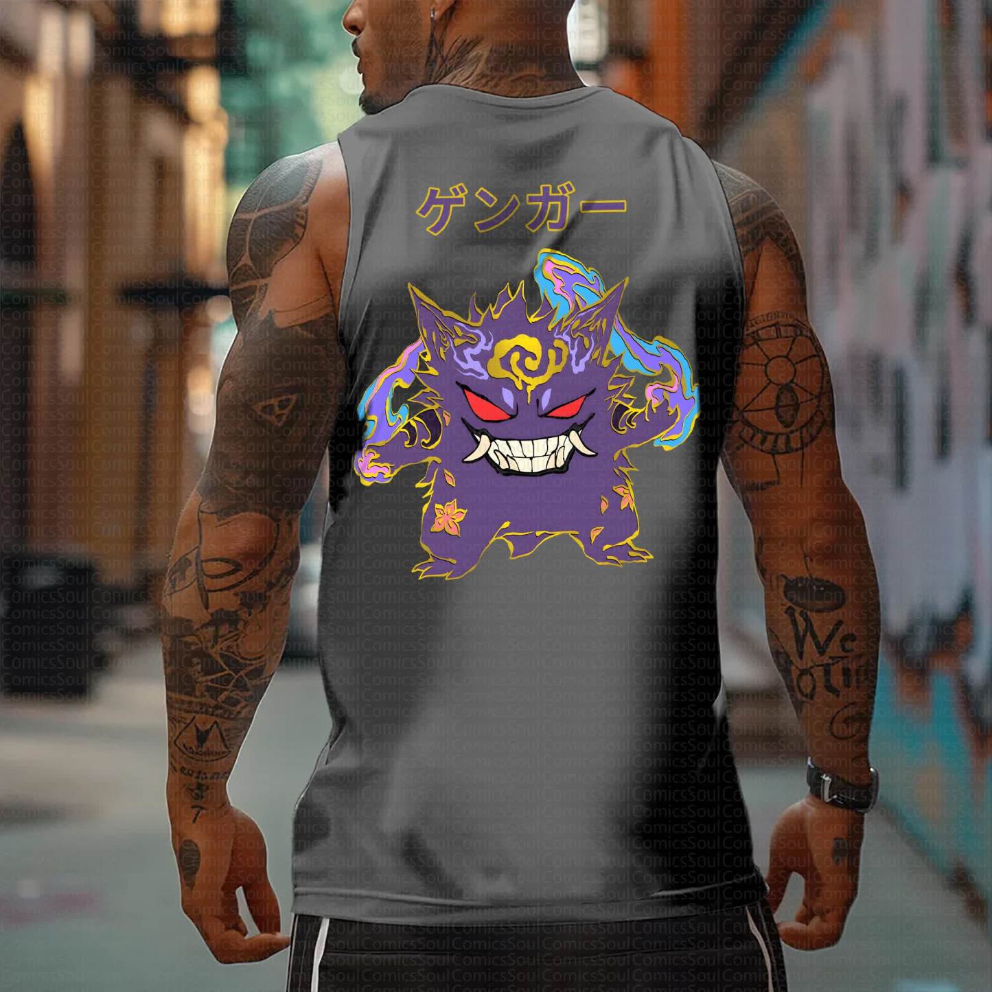 Unisex “Pokémon” Casual Anime Tank Top