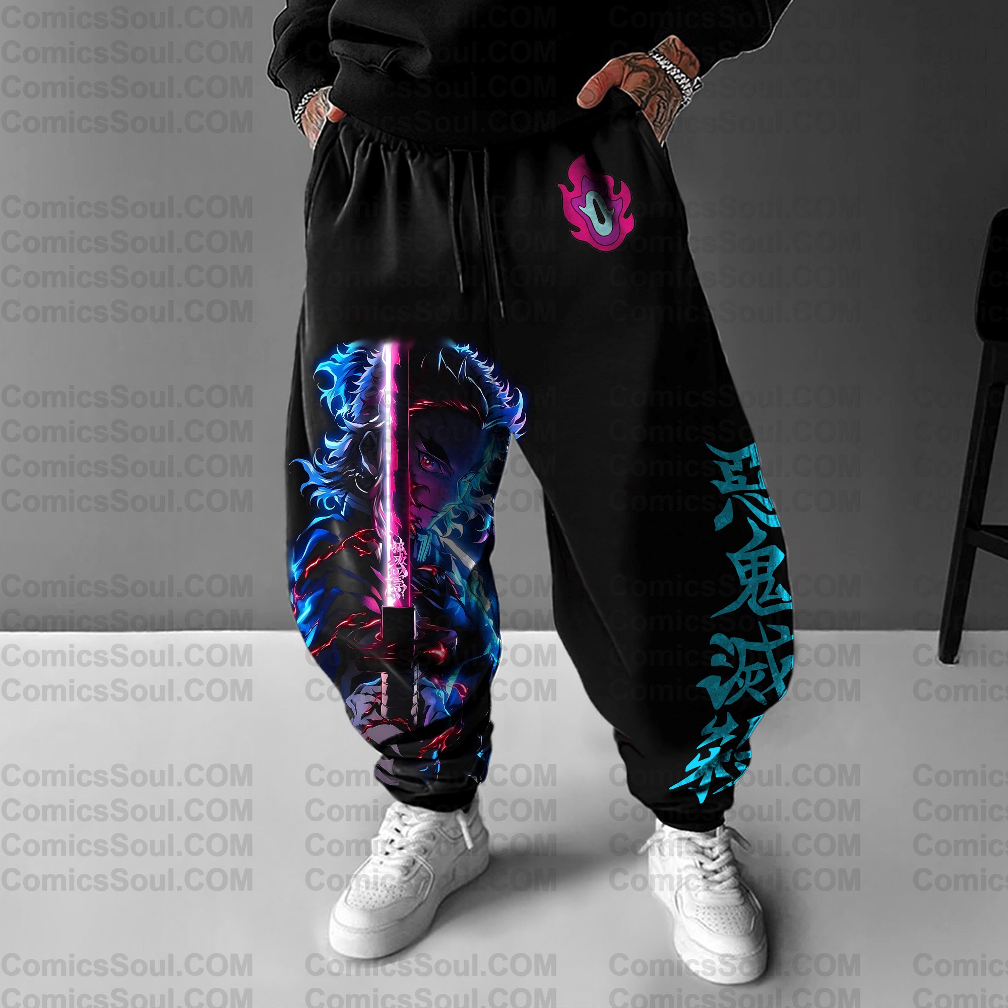 Unisex “  Demon slayer ” Casual Streetwear Pants