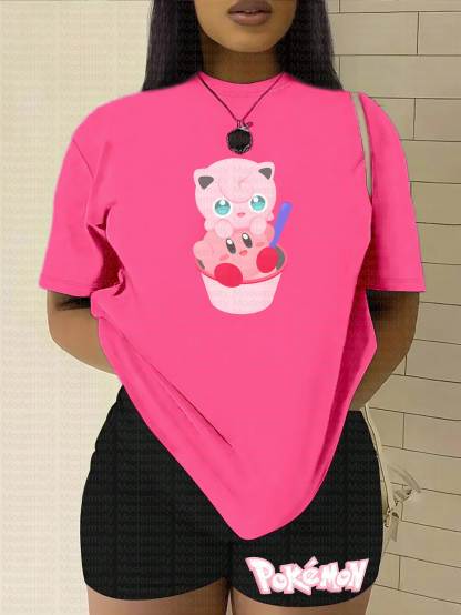 "Pokémon Jigglypuff " Anime Inspired Vintage T-Shirt