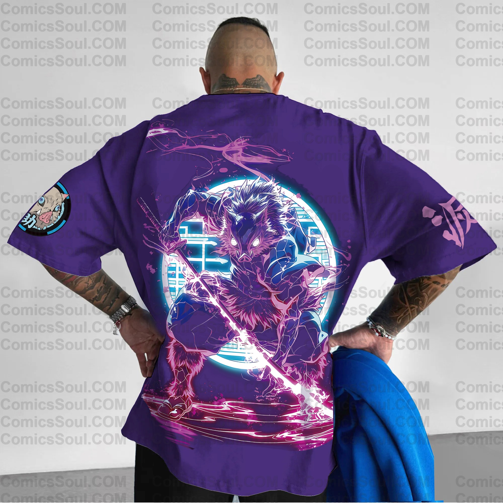 Unisex Anime Inspired Vintage T-Shirt丨Comicssoul