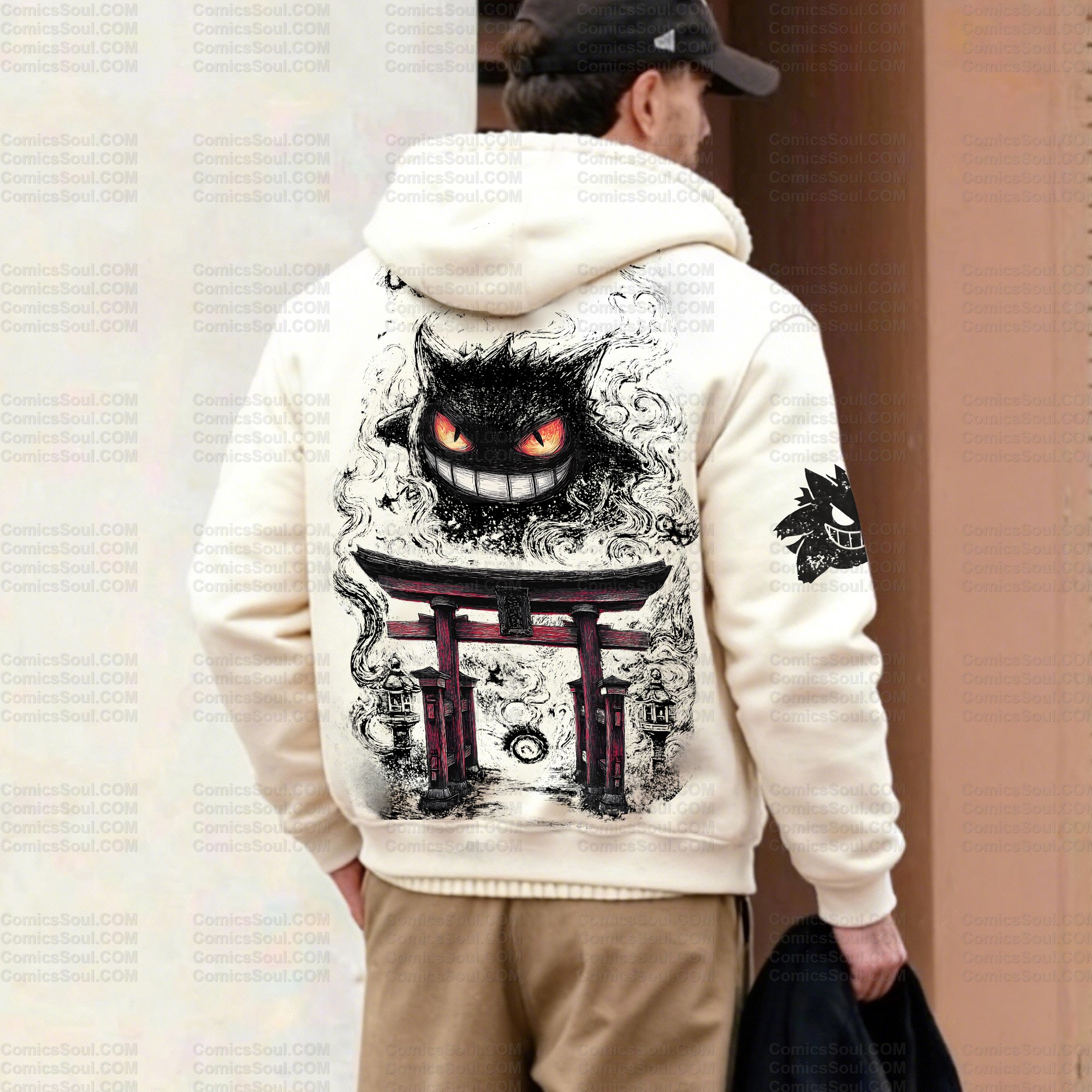 Unisex Graphic Streetwear Vintage Zipper Cardigan Plush Hoodie