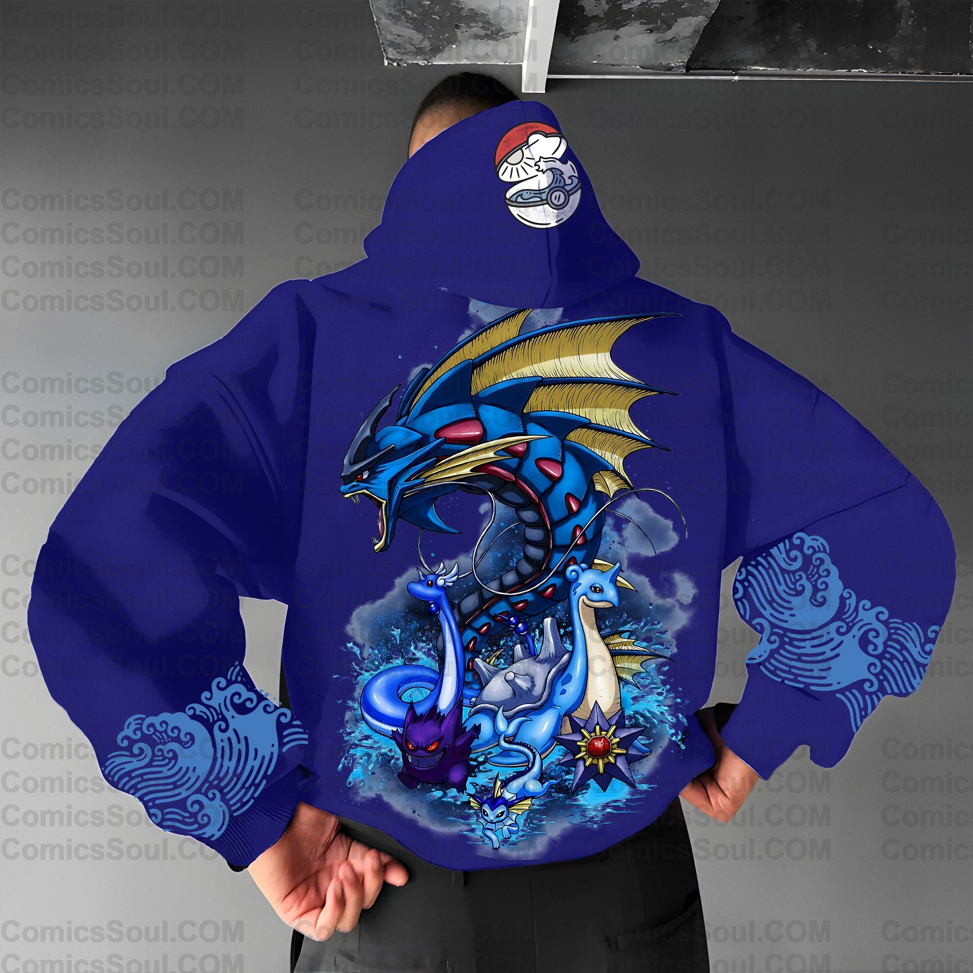 Plus Velvet Unisex Anime Graphic Streetwear Vintage Hoodie