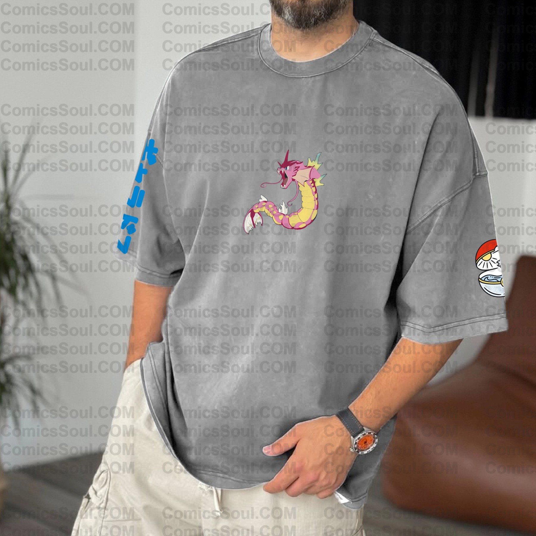 Unisex Anime Inspired Vintage T-Shirt