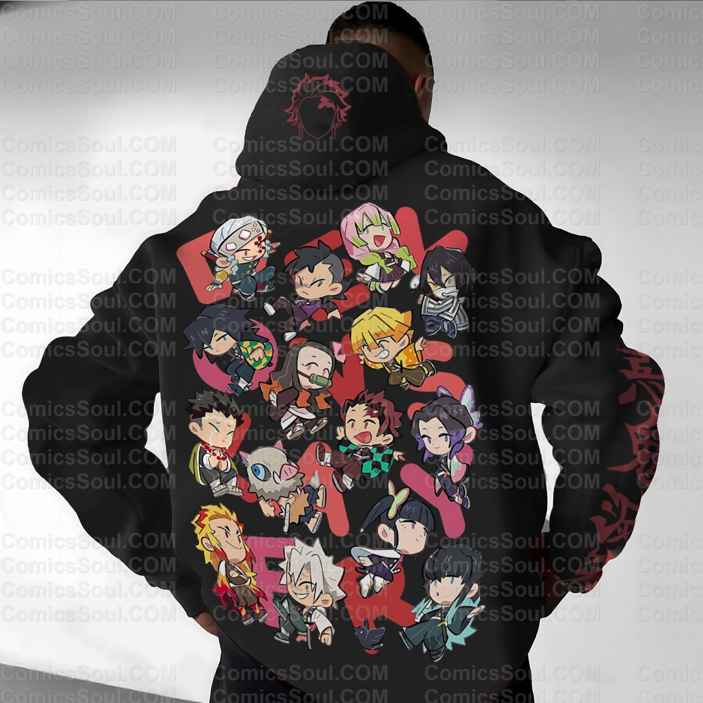 Unisex Anime Graphic Streetwear Vintage Hoodie丨Demon slayer