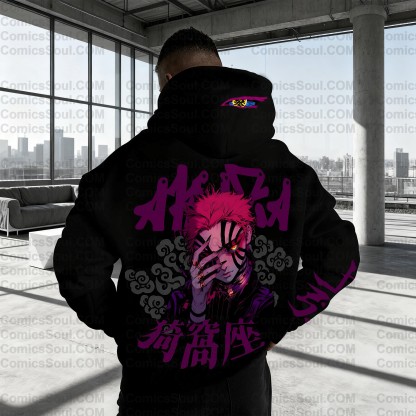 Plus Velvet Unisex Anime Graphic Streetwear Vintage Hoodie