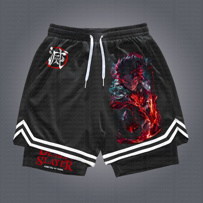 Unisex Casual Anime Streetwear Shorts 丨Demon Slayer