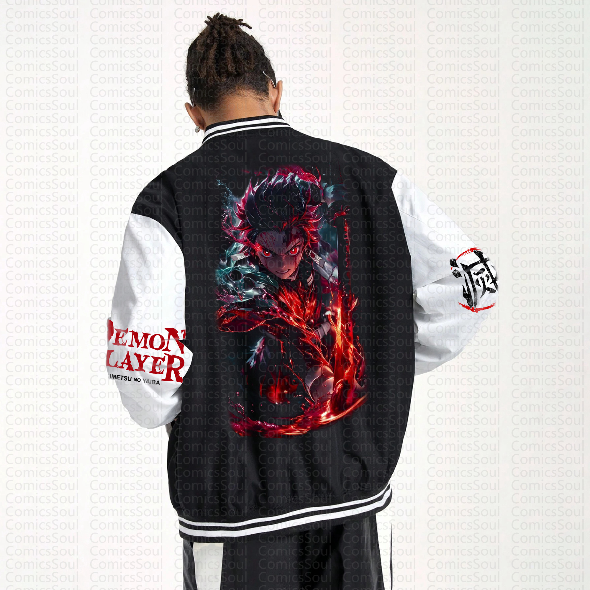 Spring And Autumn Unisex Casual Streetwear Fashion Jacket | Demon Slayer