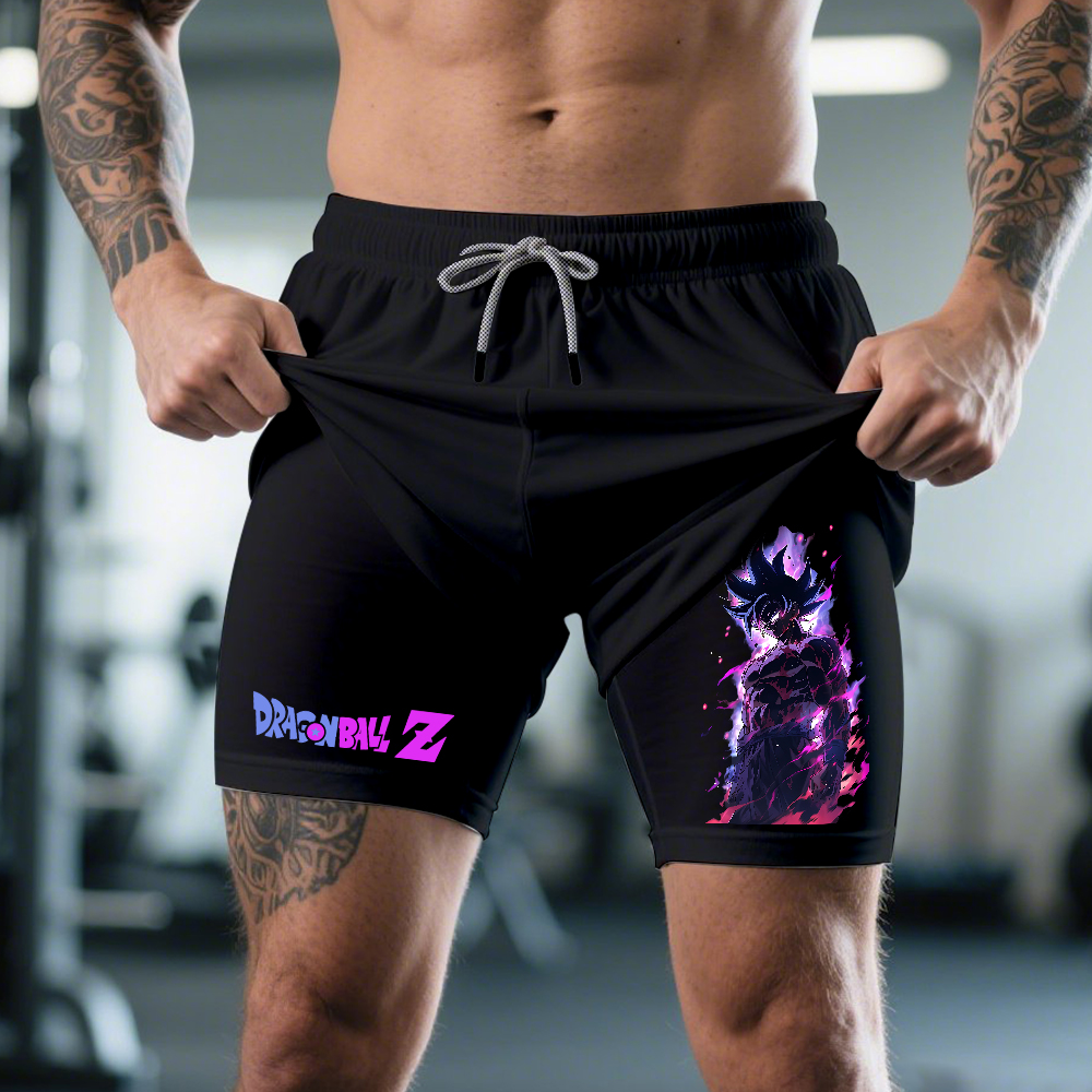 Unisex Casual Anime Gym Shorts
