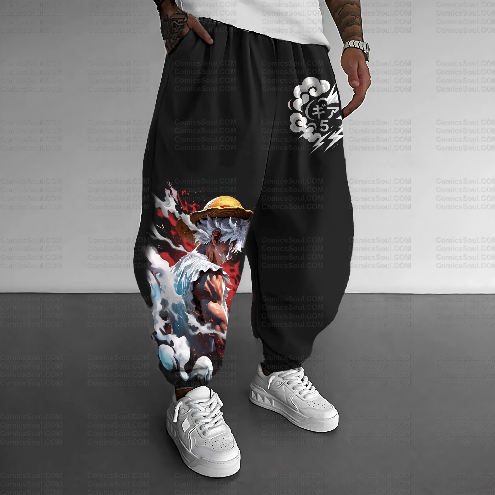 Unisex Anime Inspired Vintage Plush Pants