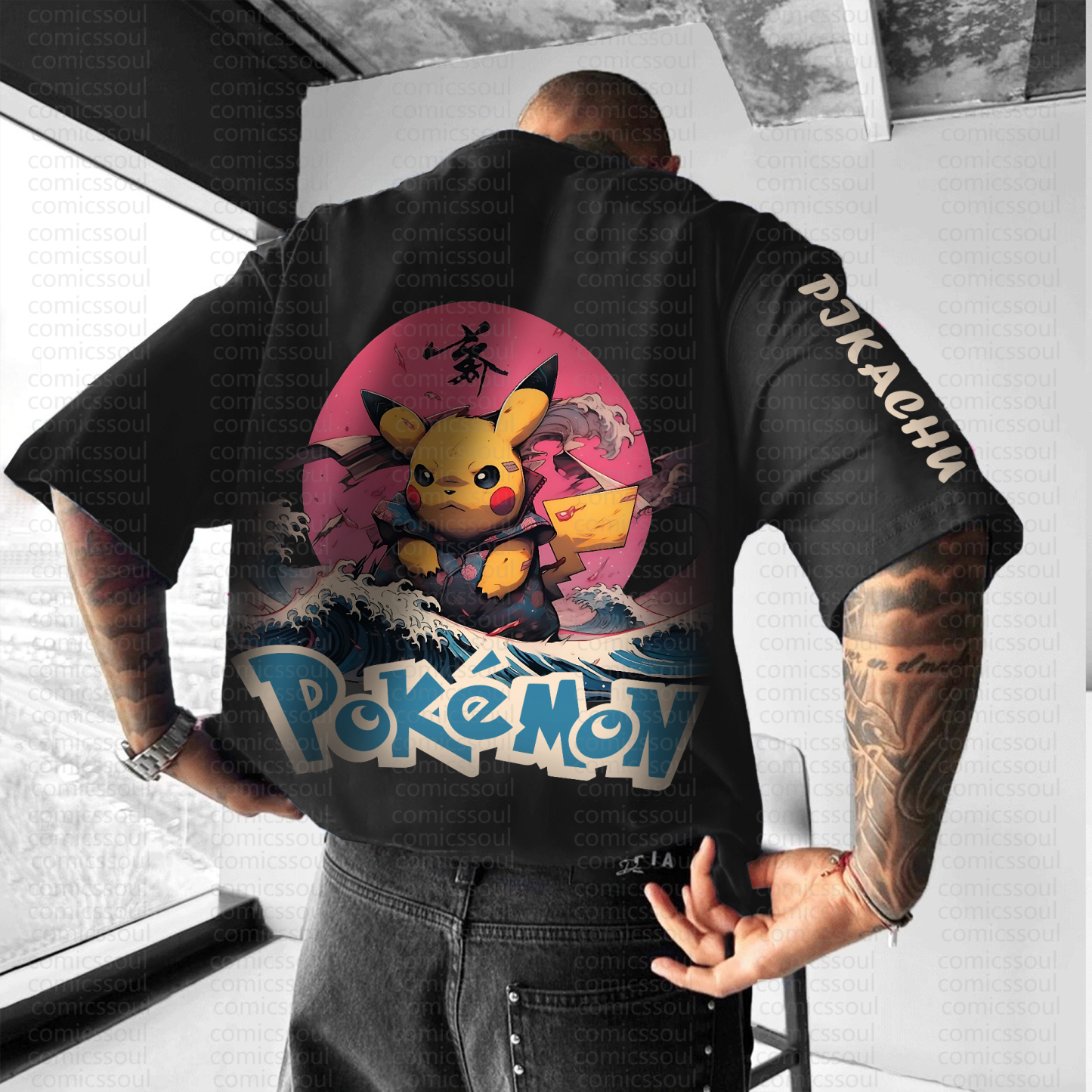 Unisex Anime Inspired Vintage T-Shirt | Pokémon