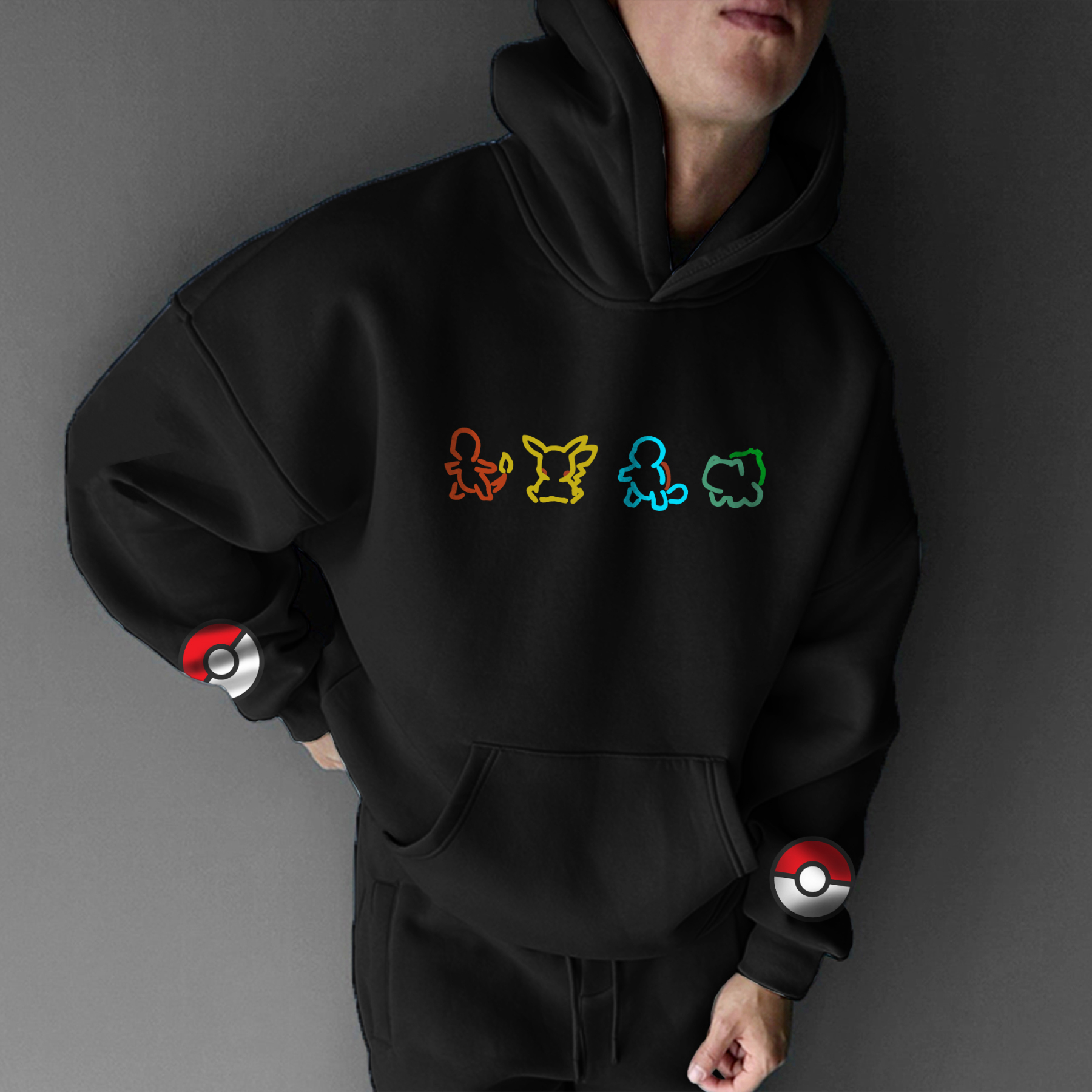 Unisex Oversized Anime Print Hoodie | One Piece