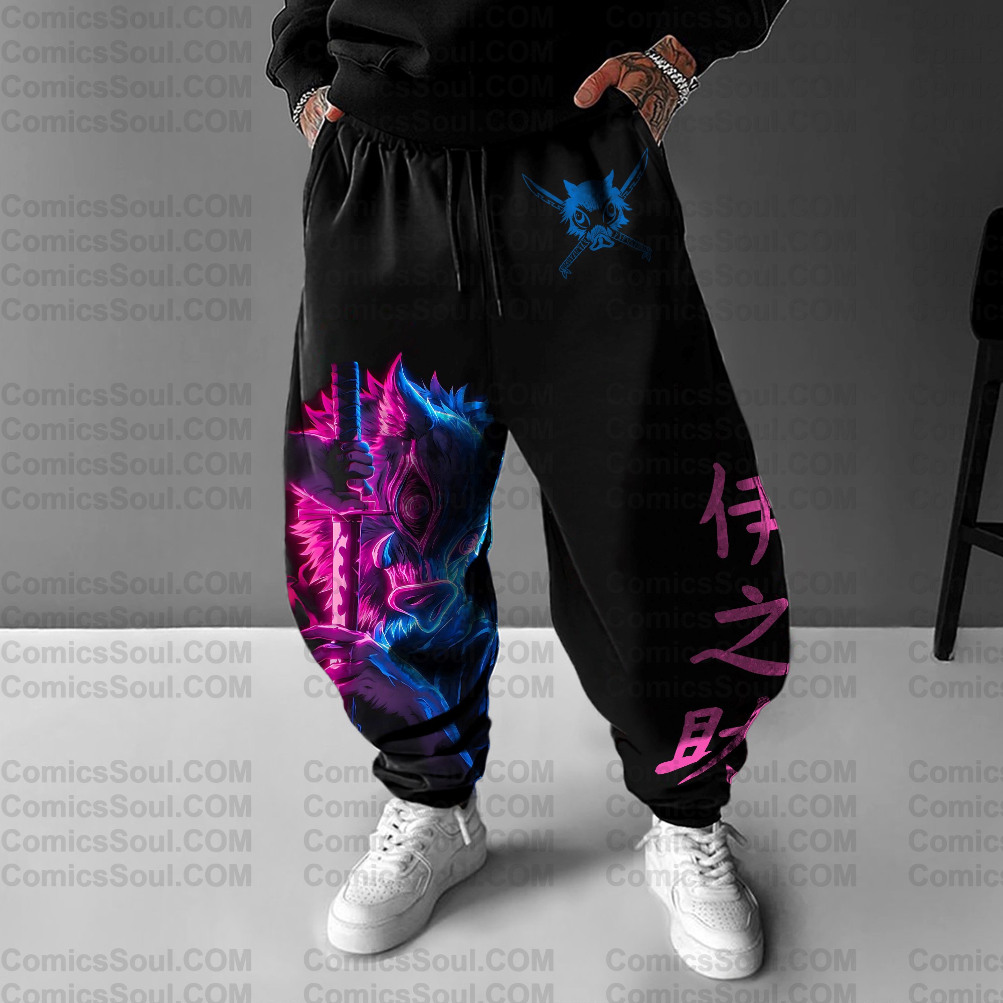 Unisex “  Demon slayer ” Casual Streetwear Pants