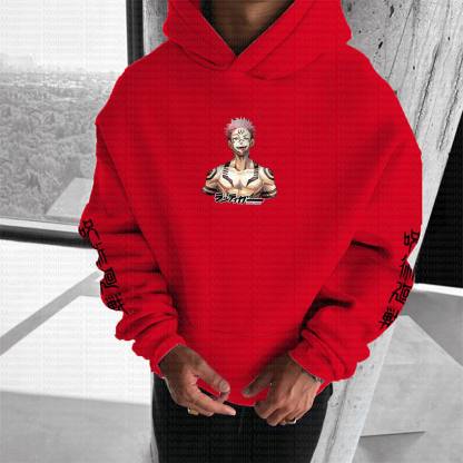 Unisex Anime Graphic Streetwear Vintage Hoodie丨Jujutsu Kaisen