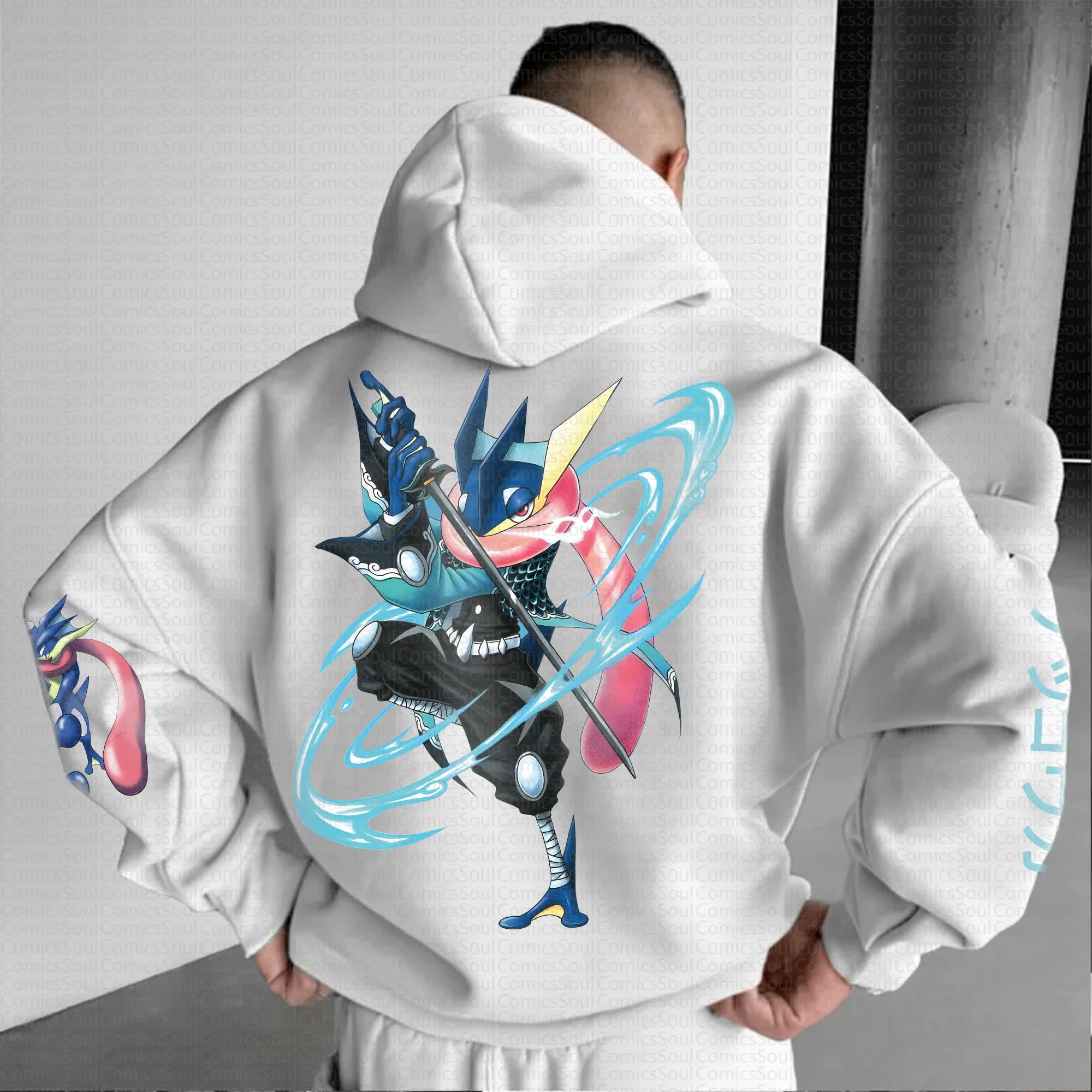 Unisex “Pokémon” Anime Graphic Streetwear Vintage Hoodie