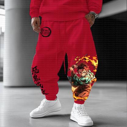 Unisex Anime Inspired Vintage Pants丨Demon Slayer