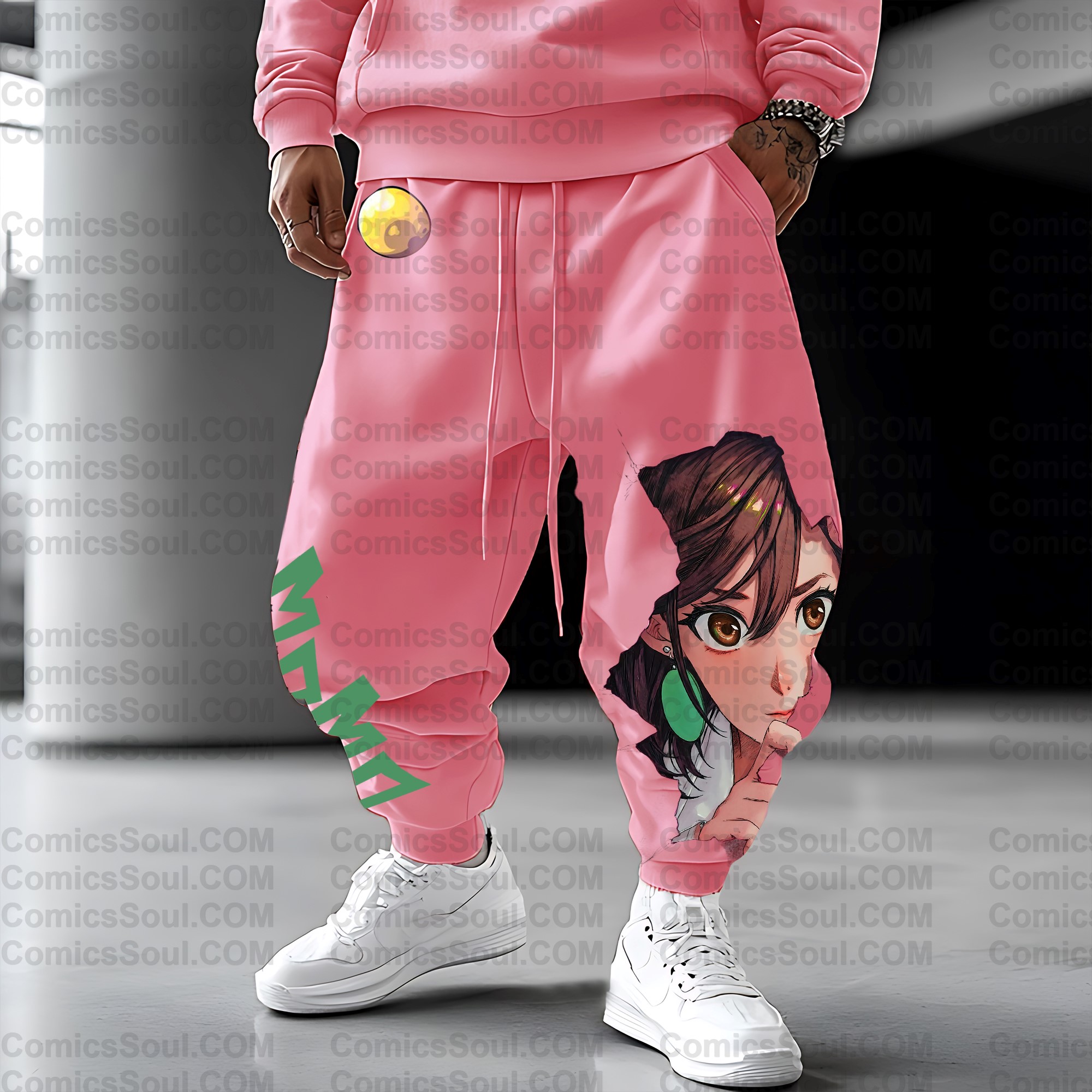 Unisex Anime Printed Gift Oversized Harem Pants