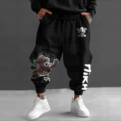 Unisex Anime Inspired Vintage Plush Pants