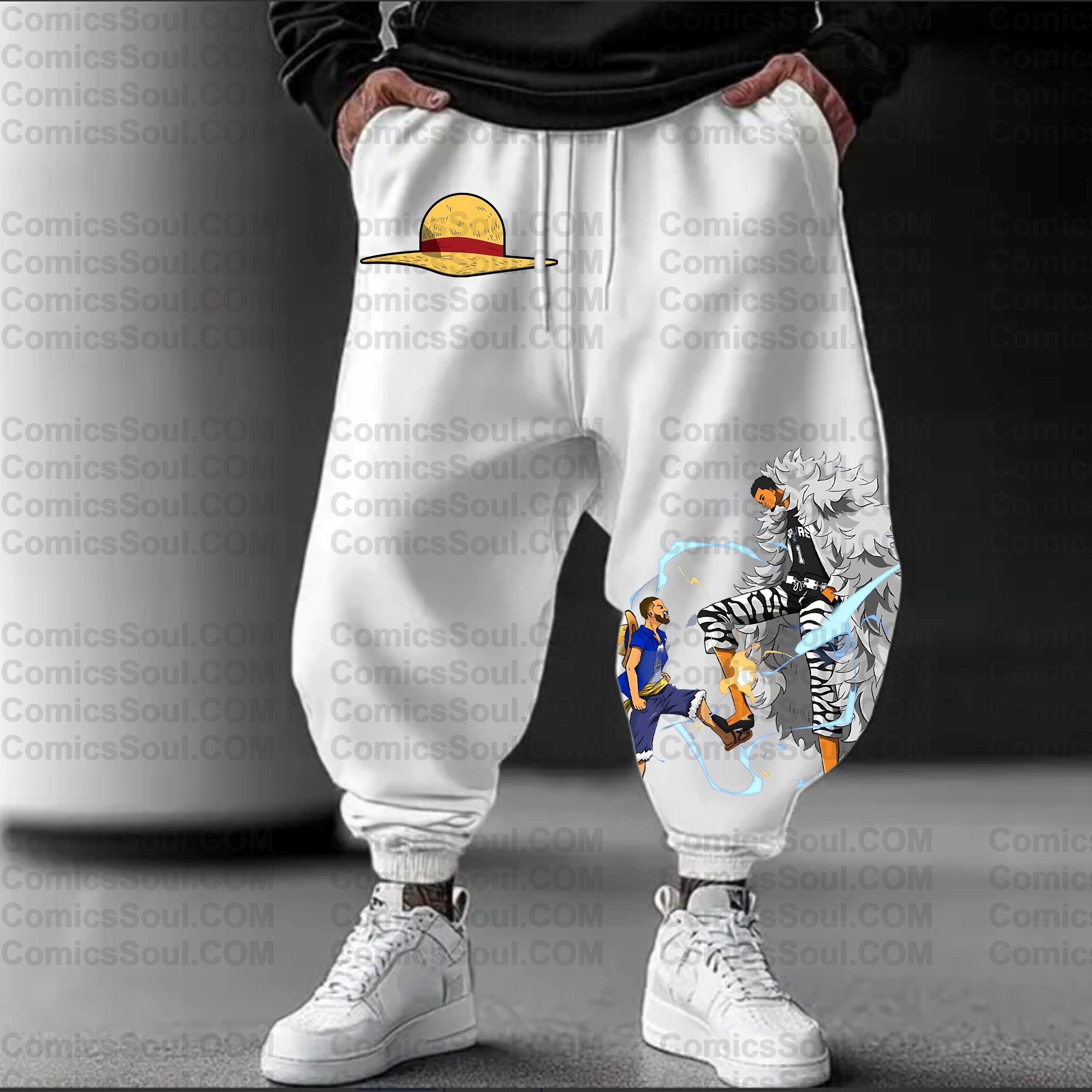 Unisex Anime Inspired Vintage Plush Pants