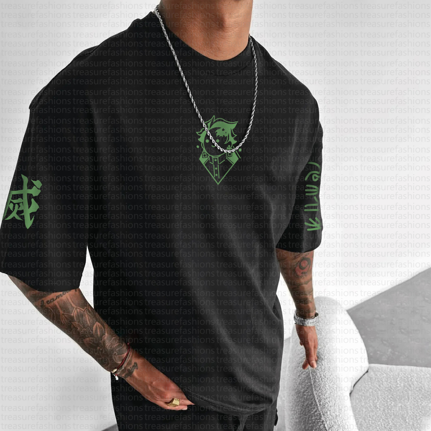 Unisex  "Demon slayer" Anime Inspired Vintage T-Shirt