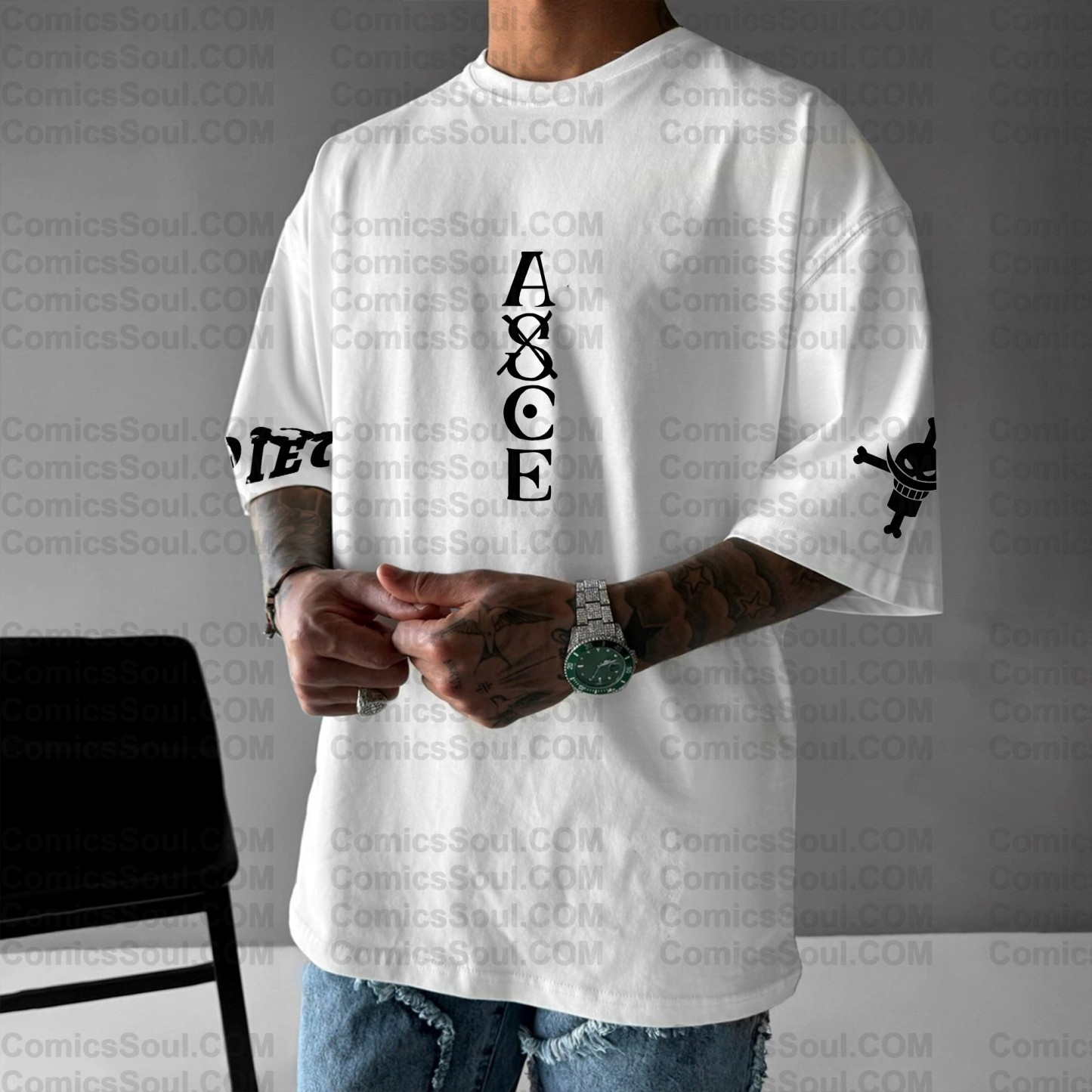 Unisex Anime Inspired Vintage T-Shirt