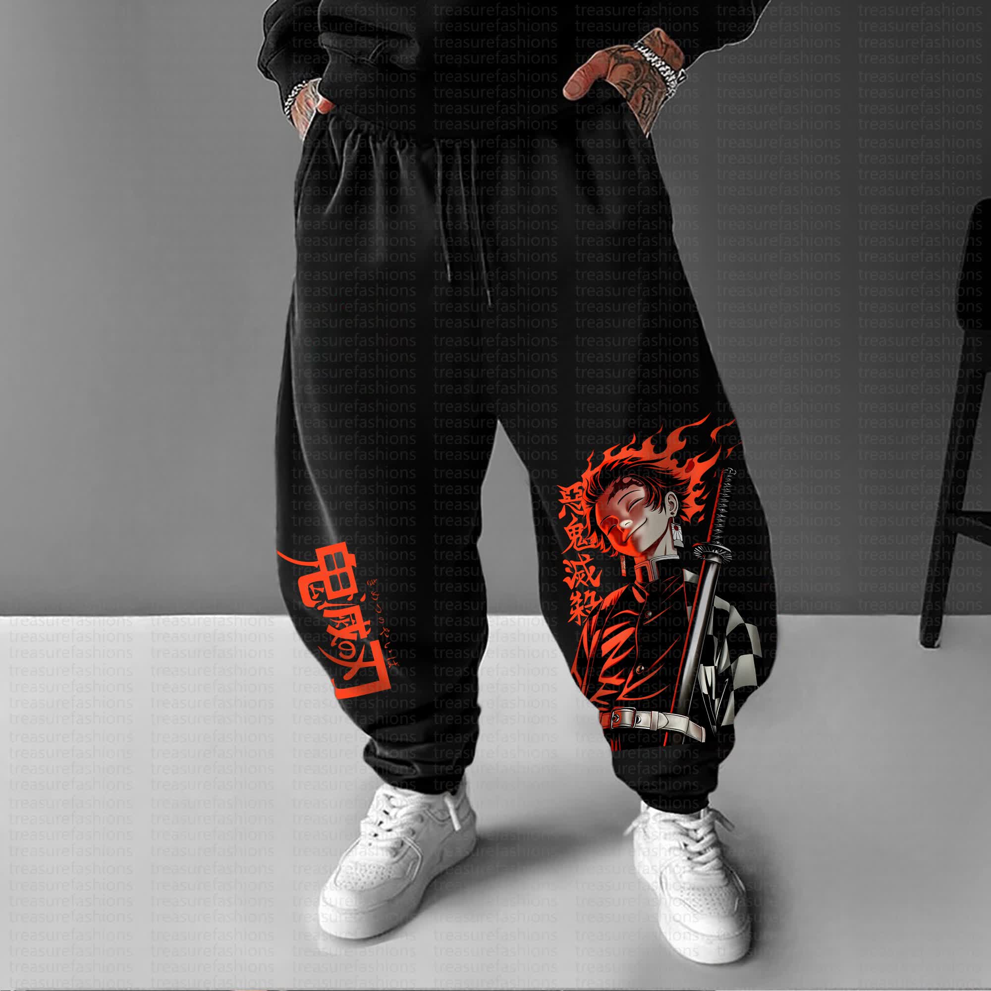 Unisex “Demon Slayer” Casual Anime Streetwear Pants