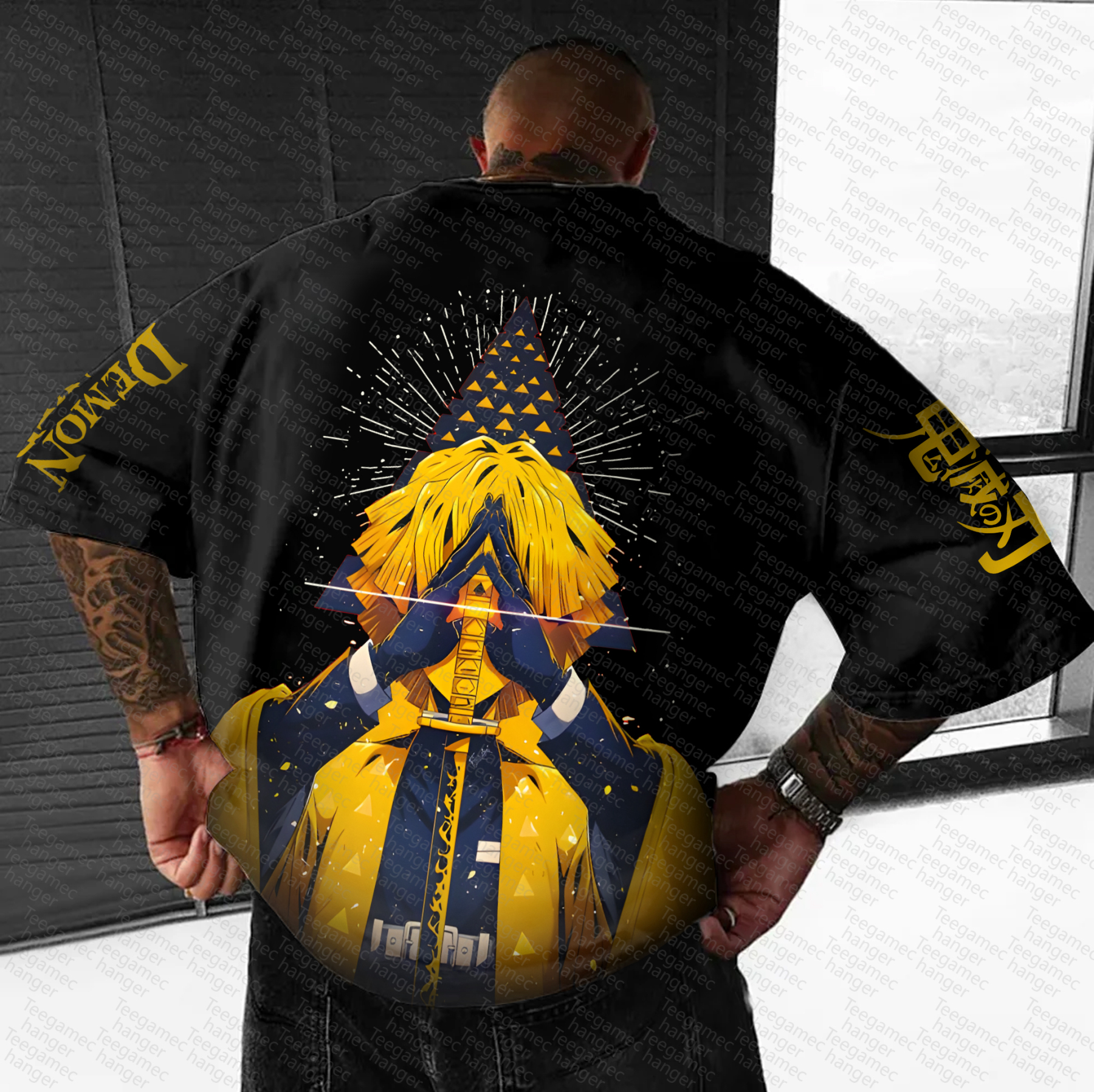 Unisex Demon Slayer Inspired Vintage T-Shirt