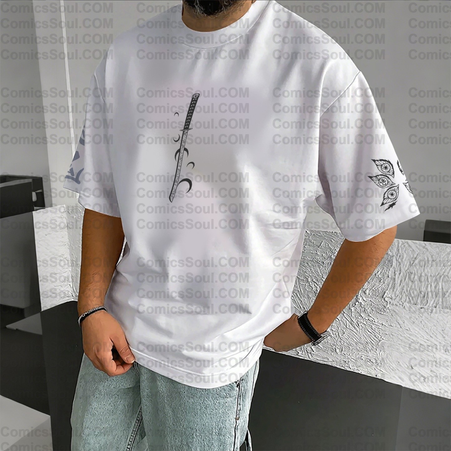 Unisex Anime Inspired Vintage T-Shirt| KNY