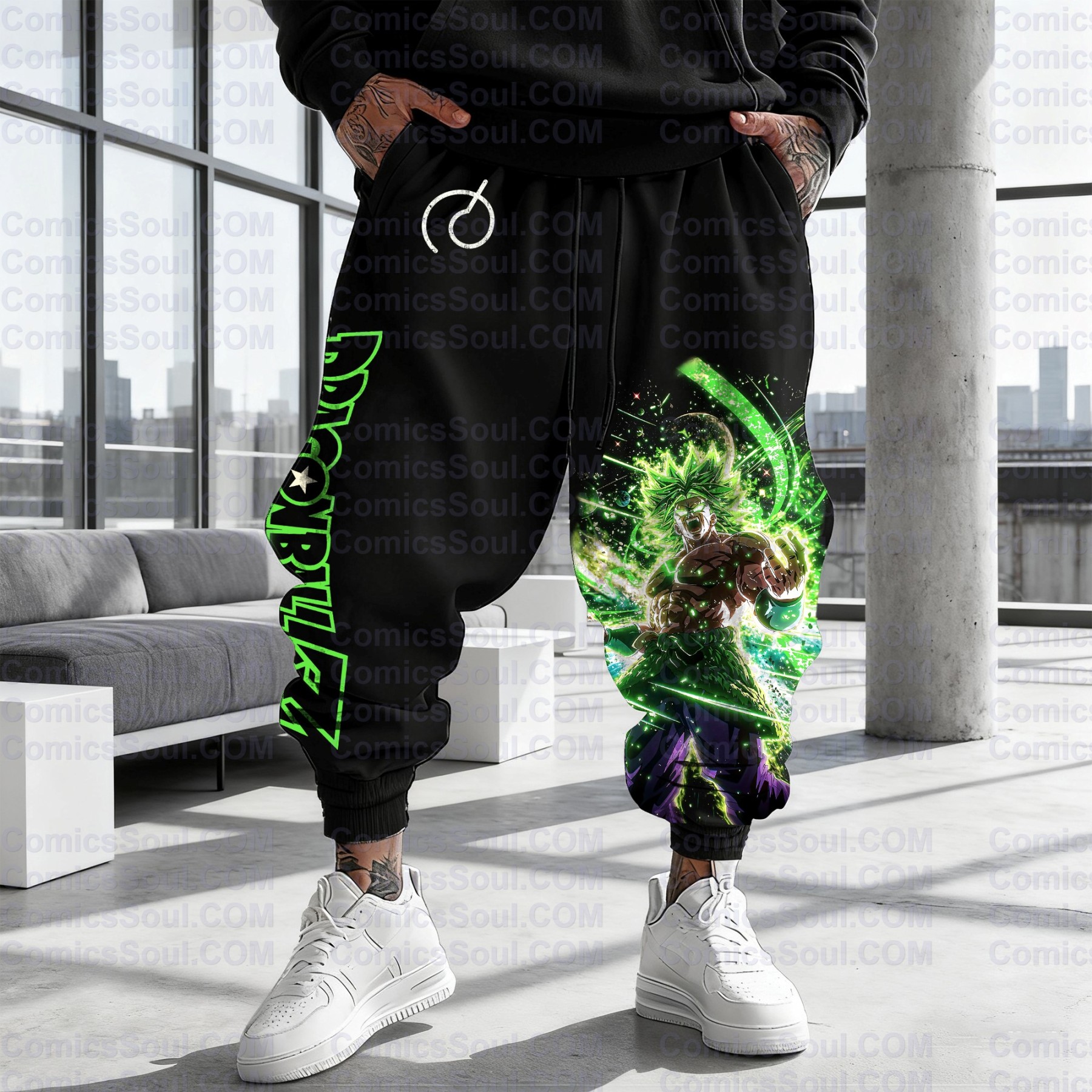 Unisex Casual Anime Streetwear Pants