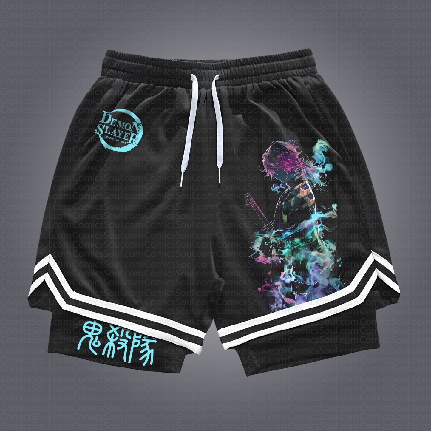 Unisex “ Demon slayer ” Casual Streetwear Shorts