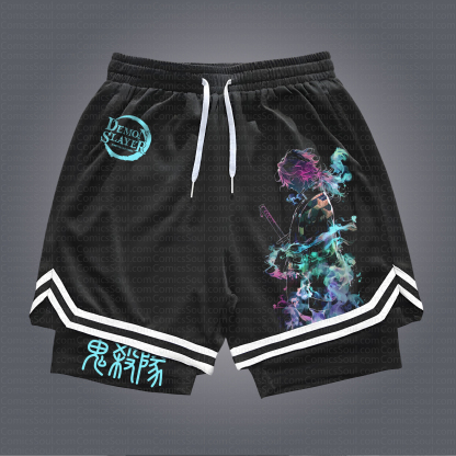 Unisex “ Demon slayer ” Casual Streetwear Shorts