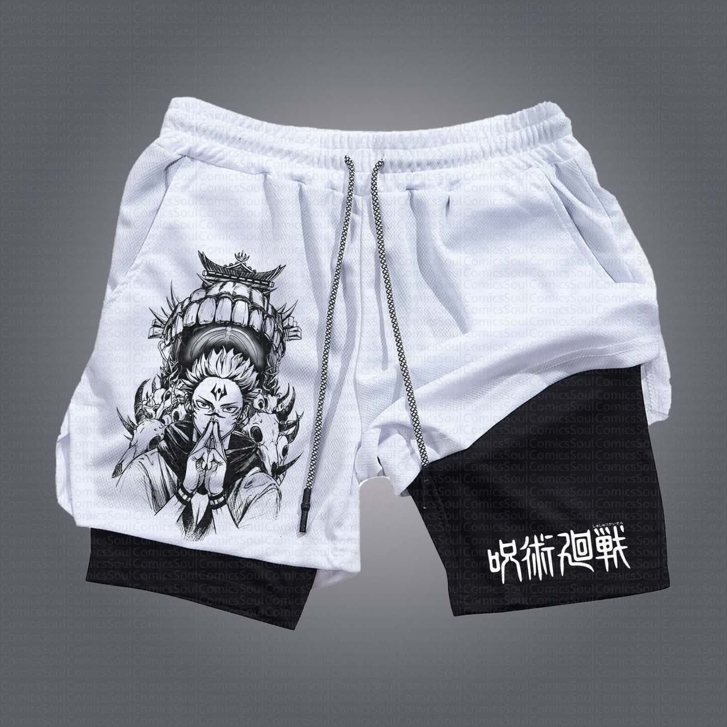 Unisex Casual Anime Streetwear Shorts 丨Demon Slayer X Pokémon