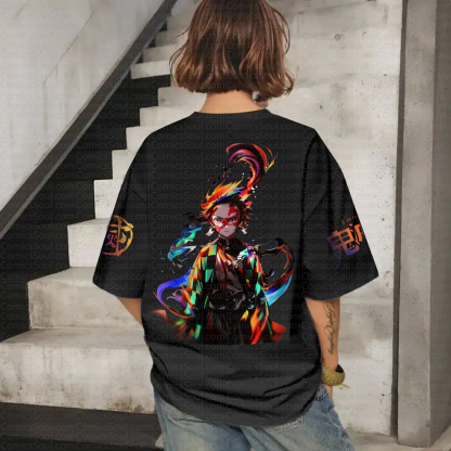 "Demon Slayer" Anime Inspired Vintage T-Shirt