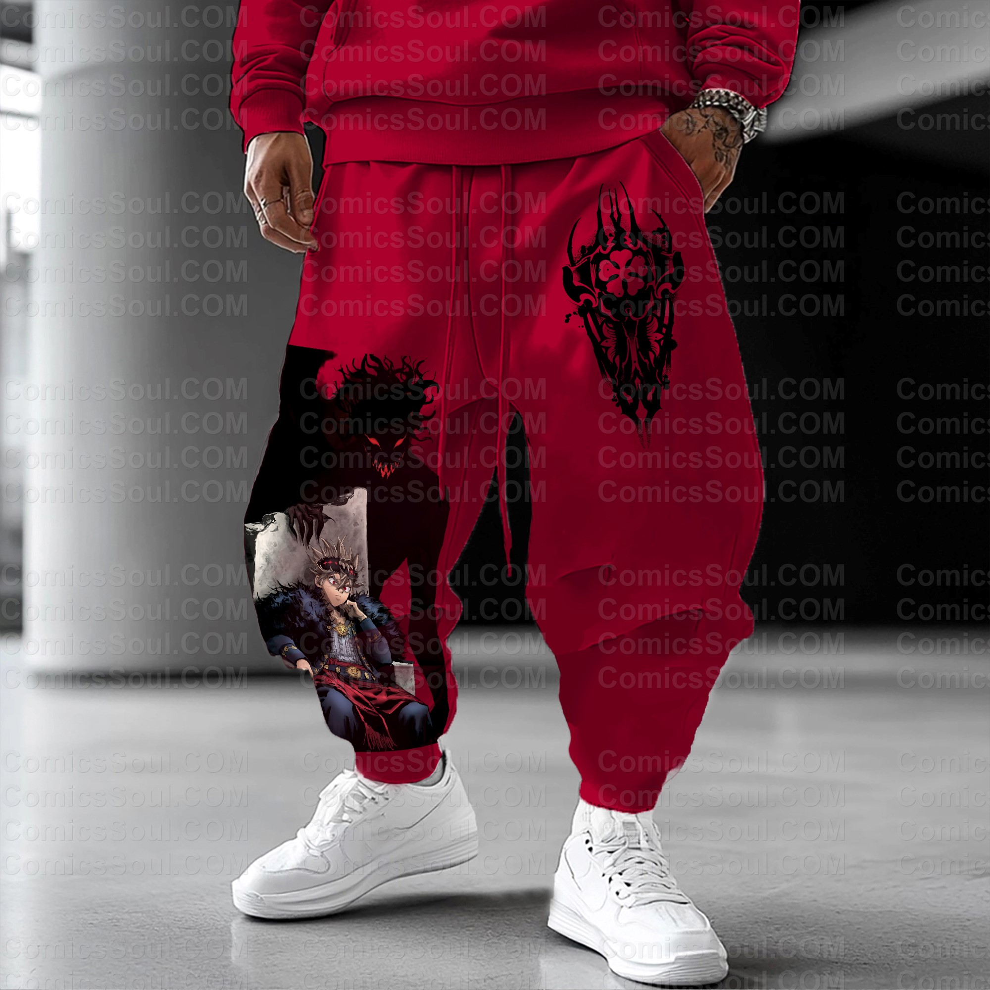 Unisex Anime Inspired Vintage Plush Pants