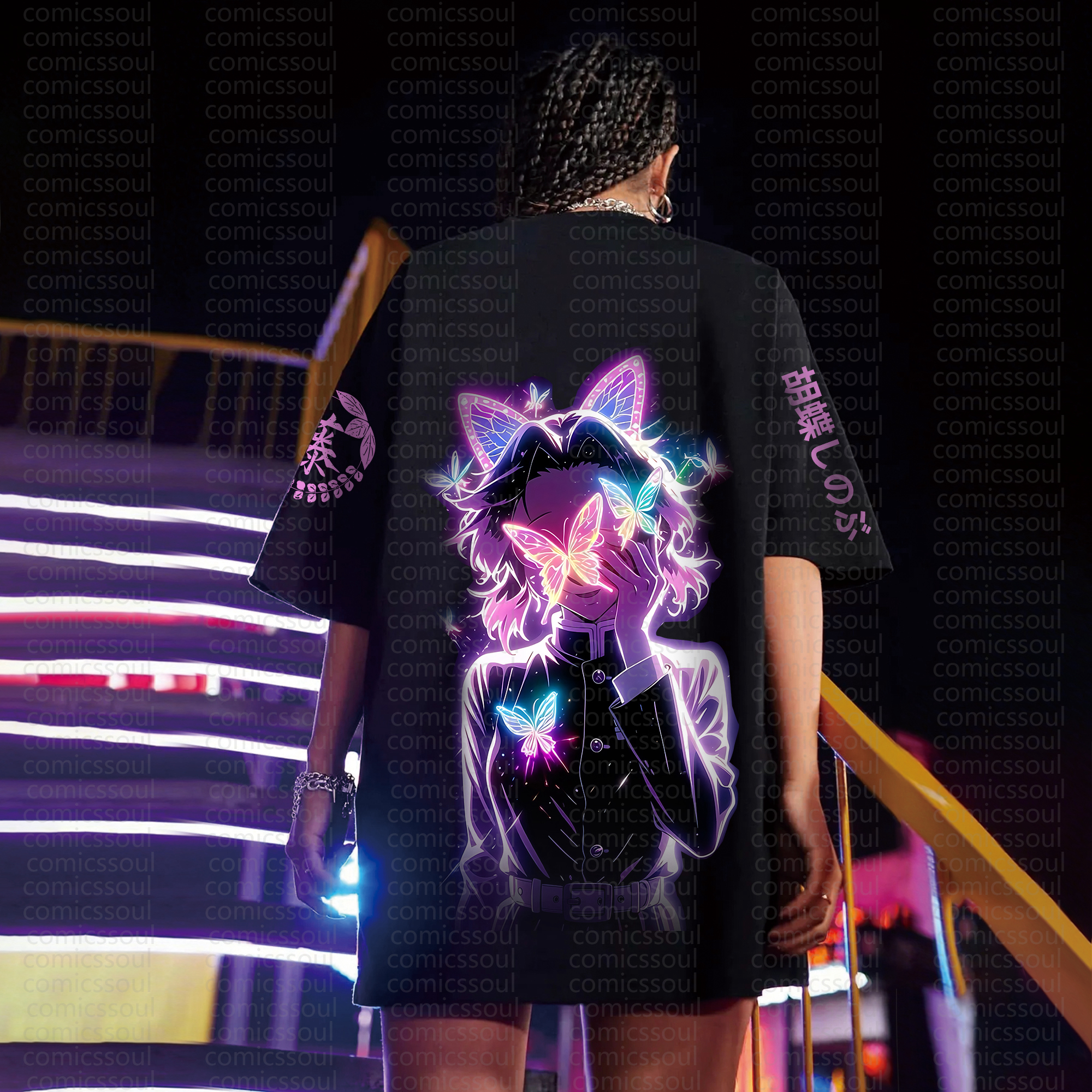 Unisex Anime Inspired Vintage T-Shirt | Demon Slayer