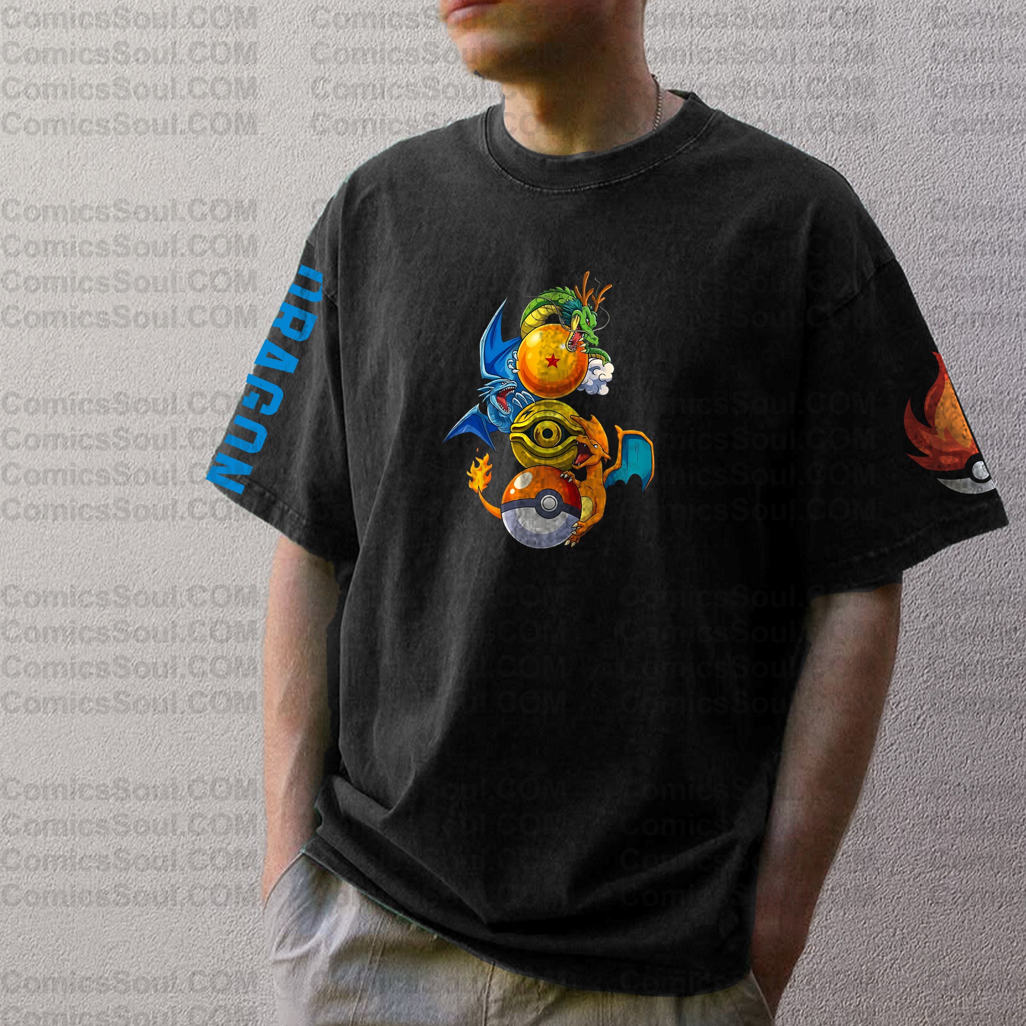 Unisex Anime Inspired Vintage T-Shirt